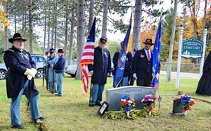 At the Lamphere Grave